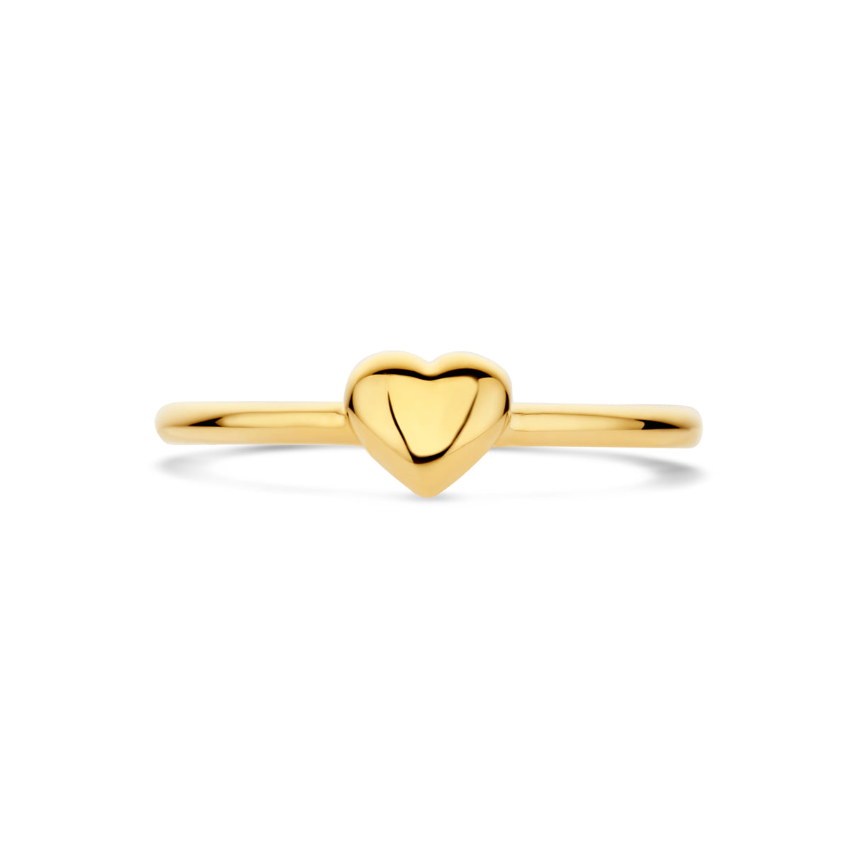 Ring hartje 14K geelgoud