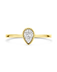 14K Geelgoud Ring Met Zirkonia 4031699 - PansiteNederland.nl