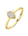 14K Geelgoud Ring Met Zirkonia 4031699 - PansiteNederland.nl