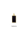 14K geelgoud hanger onyx 25 mm 4031891 - PansiteNederland.nl