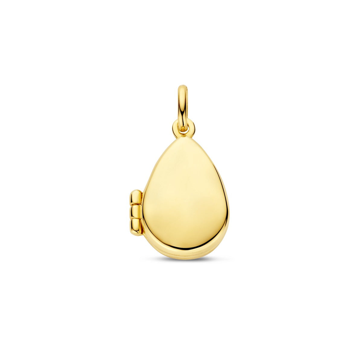 14K geelgoud medaillon druppel 20 mm 4032074 - PansiteNederland.nl