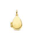 14K geelgoud medaillon druppel 20 mm 4032074 - PansiteNederland.nl