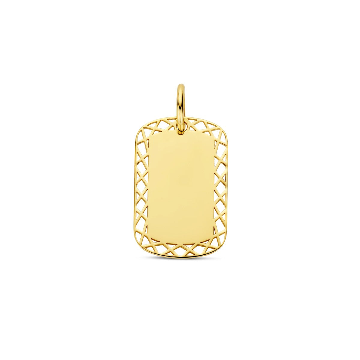 14K geelgoud graveerhanger 24 mm 4032093 - PansiteNederland.nl