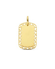 14K geelgoud graveerhanger 24 mm 4032093 - PansiteNederland.nl