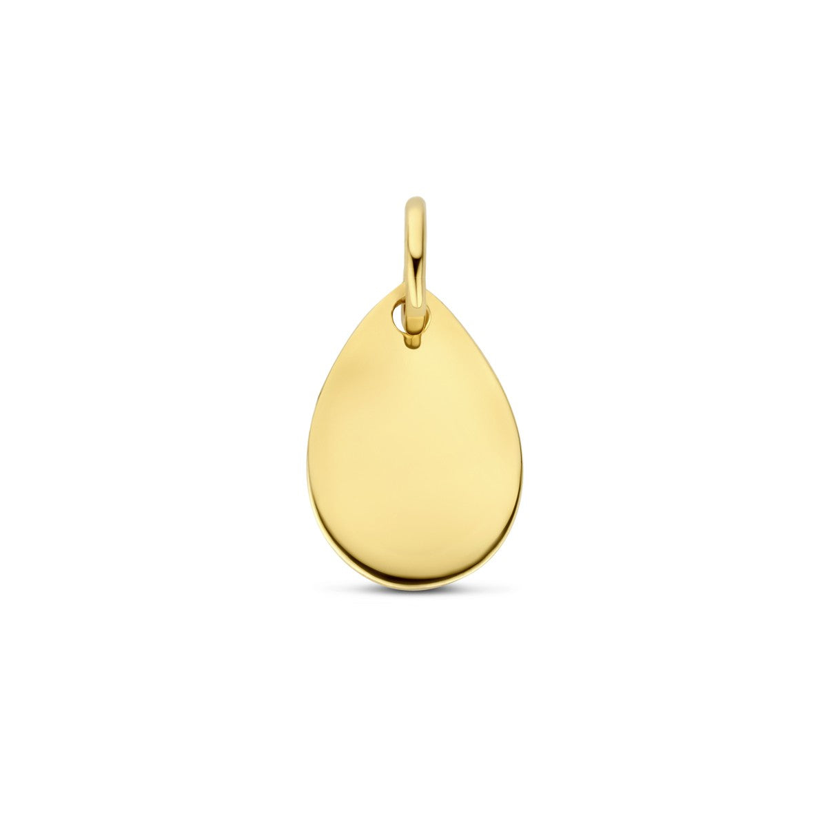 14K geelgoud graveerhanger 10 mm 4032139 - PansiteNederland.nl