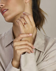 14K Geelgoud Ring Granaat 4032169 - PansiteNederland.nl