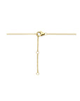 14K geelgoud collier diamant 40 - 42 - 44 cm 0.255ct h si 4032216 - PansiteNederland.nl