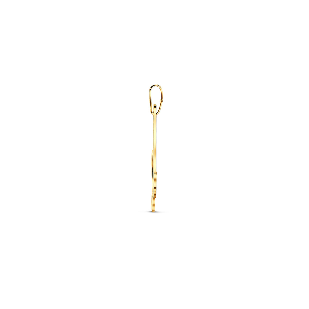Hanger sierletter A 21 mm 14K geelgoud #Letter_A