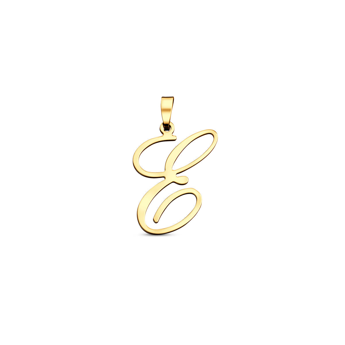 Fantasy Collection Hanger sierletter E 19 mm 14K geelgoud - PSN4032236