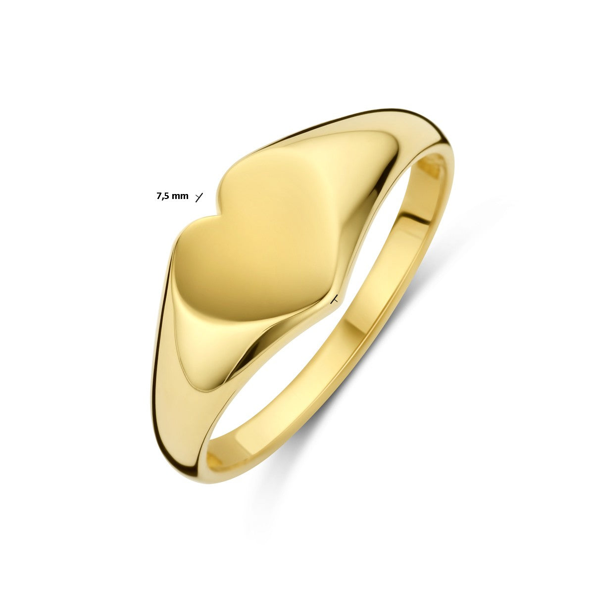 14K Geelgoud Ring Hartje 4032356 - PansiteNederland.nl