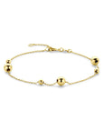 14K Geelgoud Armband Bolletjes 16,5 - 18,5 Cm 4032364 - PansiteNederland.nl