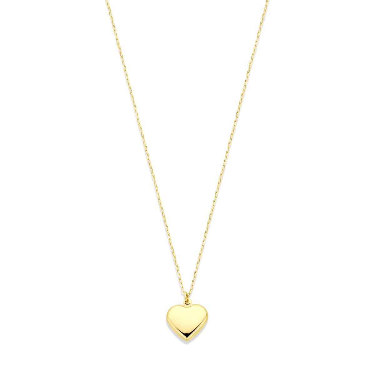 14K geelgoud collier hartje 42 - 45 cm 4032368 - PansiteNederland.nl