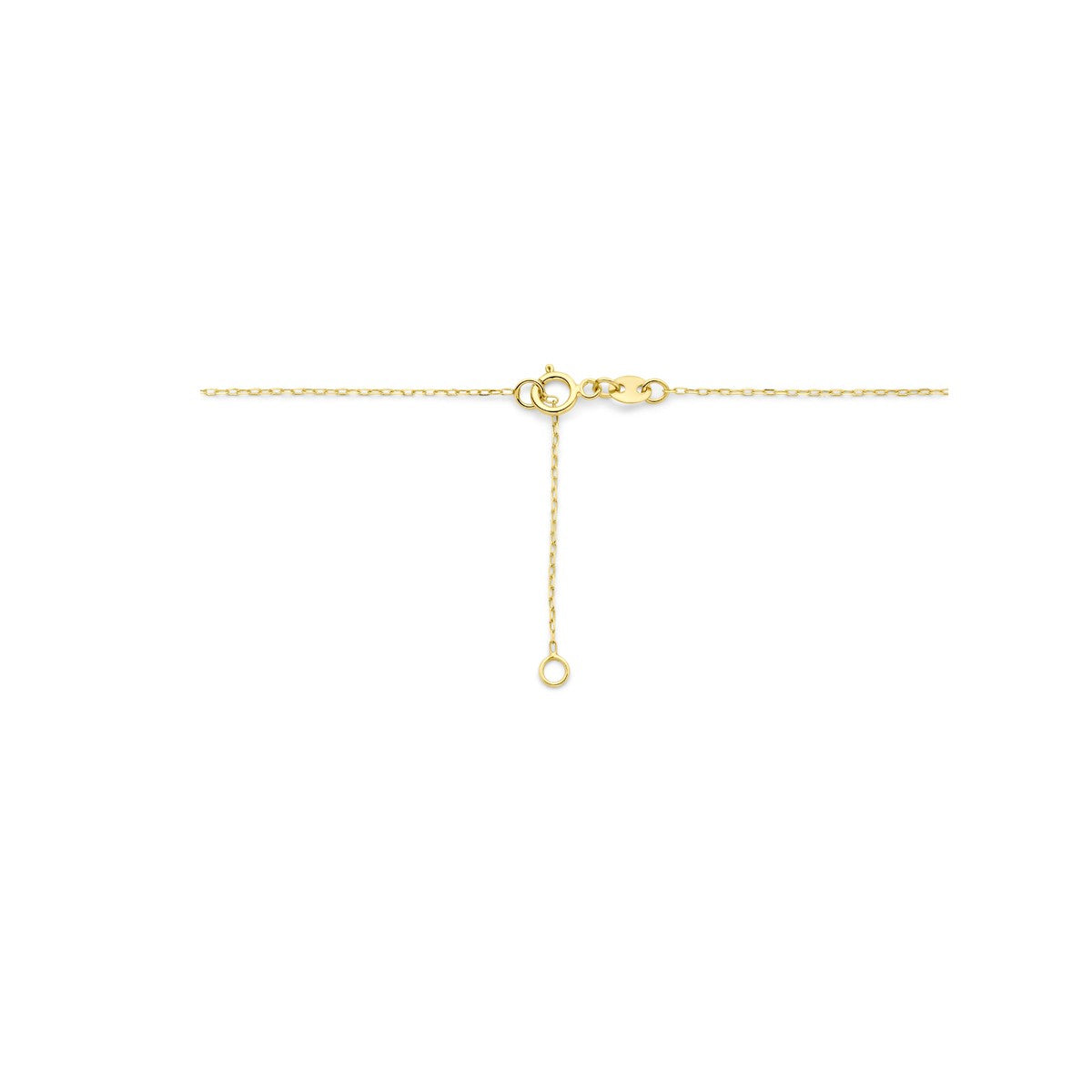 14K geelgoud collier hartje 42 - 45 cm 4032368 - PansiteNederland.nl