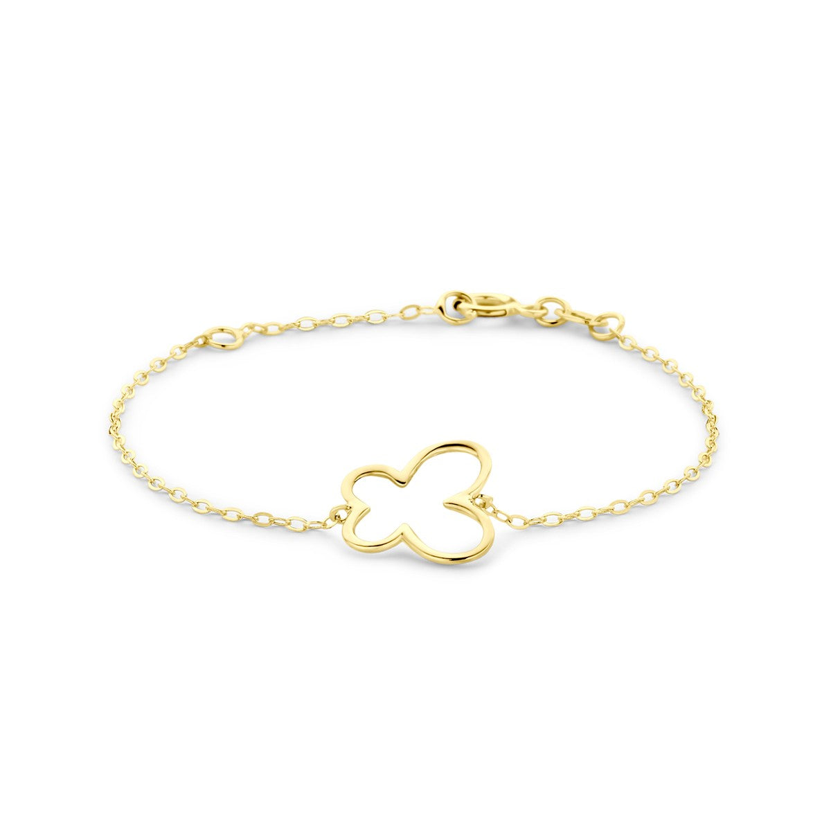 14K Geelgoud Armband Vlinder 11 - 13 Cm 4032375 - PansiteNederland.nl