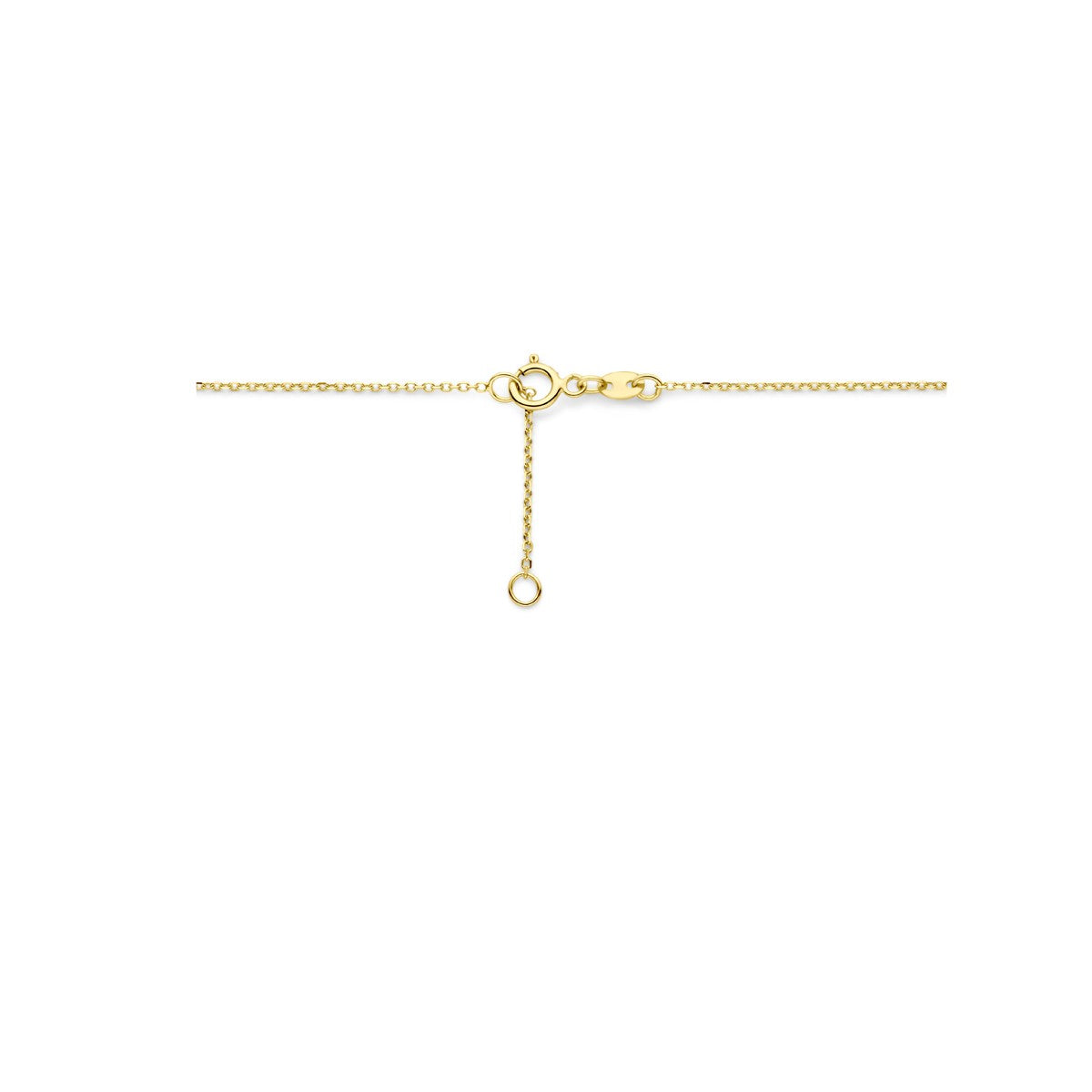 14K geelgoud collier druppel 42 - 45 cm 4032378 - PansiteNederland.nl