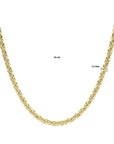 14K geelgoud collier 7,5 mm 45 cm 4032412 - PansiteNederland.nl