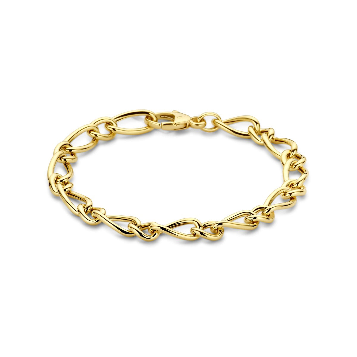 14K Geelgoud Armband Fantasie Schakel 7,0 Mm 20 Cm 4032420 - PansiteNederland.nl