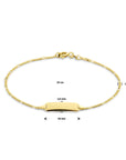 14K Geelgoud Graveerarmband Plaat 5 Mm 15,5 - 19 Cm 4032425 - PansiteNederland.nl