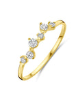 14K Geelgoud Ring Met Zirkonia 4032426 - PansiteNederland.nl