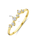 14K Geelgoud Ring Met Zirkonia 4032426 - PansiteNederland.nl