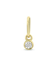 14K geelgoud hanger zirkonia 4032524 - PansiteNederland.nl