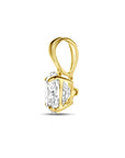 14K geelgoud hanger zirkonia 4032526 - PansiteNederland.nl