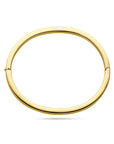 14K Geelgoud Bangle Scharnier Vlakke Buis 4,0 X 60 Mm 4032790