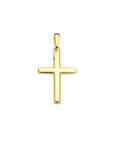 14K geelgoud hanger kruis 23 mm 4032795 - PansiteNederland.nl