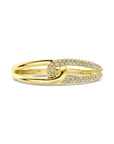 14K Geelgoud Ring Diamant 0.14Ct H Si 4032808