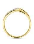 14K Geelgoud Ring Diamant 0.06Ct H Si 4032813 - PansiteNederland.nl