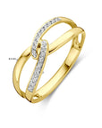 14K Geelgoud Ring Diamant 0.06Ct H Si 4032813 - PansiteNederland.nl