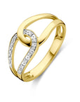 14K Geelgoud Ring Diamant 0.03Ct H Si 4032817 - PansiteNederland.nl