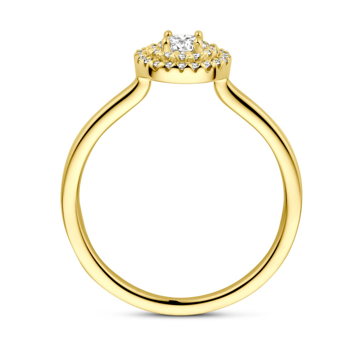 14K Geelgoud Ring Diamant 0.36Ct H Si 4032843 - PansiteNederland.nl