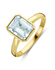 14K Geelgoud Ring Aquamarijn 4032862 - PansiteNederland.nl