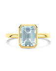 14K Geelgoud Ring Aquamarijn 4032862 - PansiteNederland.nl