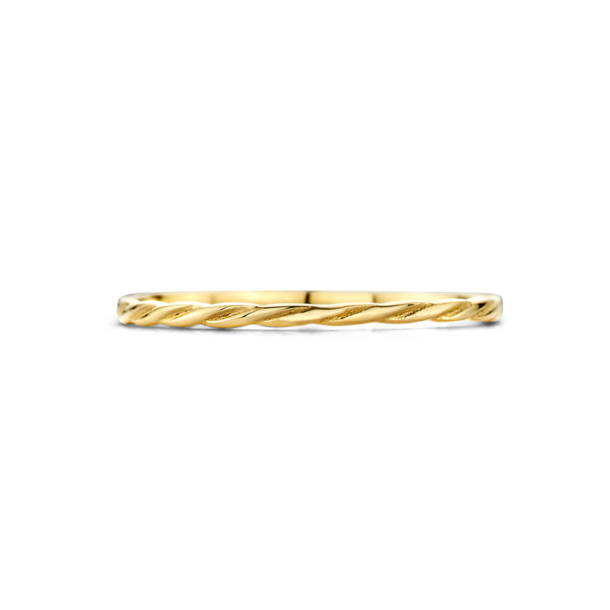 Ring gedraaid 14K geelgoud