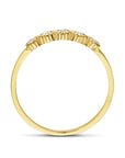 14K geelgouden ring met zirkonia 4032896 - PansiteNederland.nl