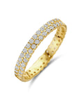 14K Geelgouden ring zirkonia 3 mm 4032906 - PansiteNederland.nl