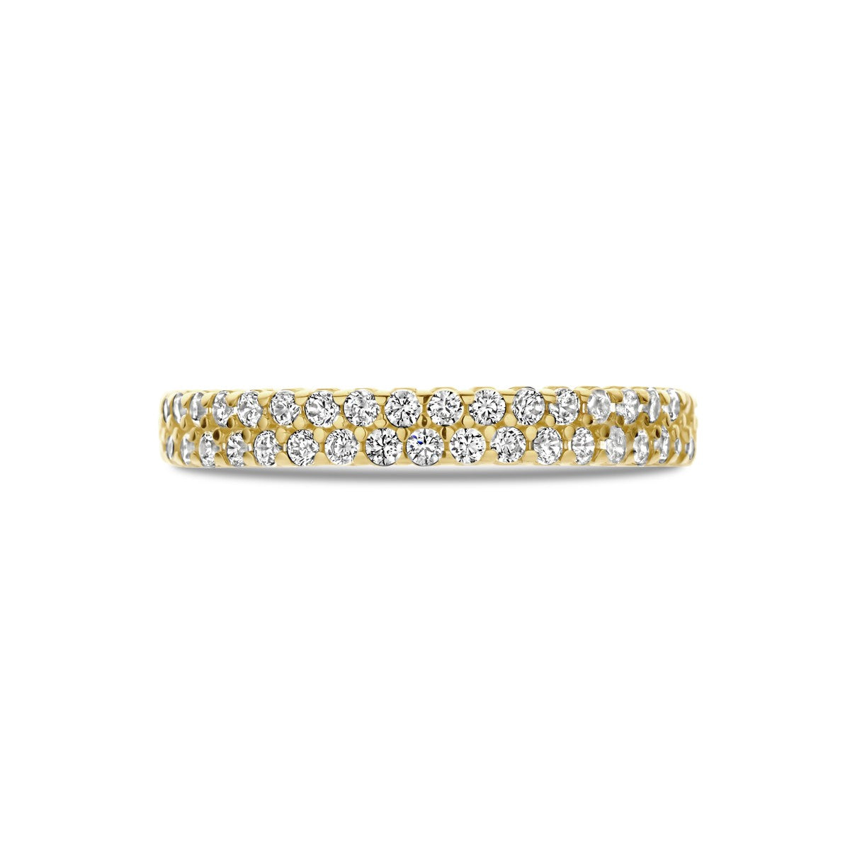 14K Geelgouden ring zirkonia 3 mm 4032906 - PansiteNederland.nl