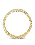 14K Geelgouden ring zirkonia 4 mm 4032910 - PansiteNederland.nl
