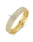 14K Geelgouden ring zirkonia 4 mm 4032910 - PansiteNederland.nl
