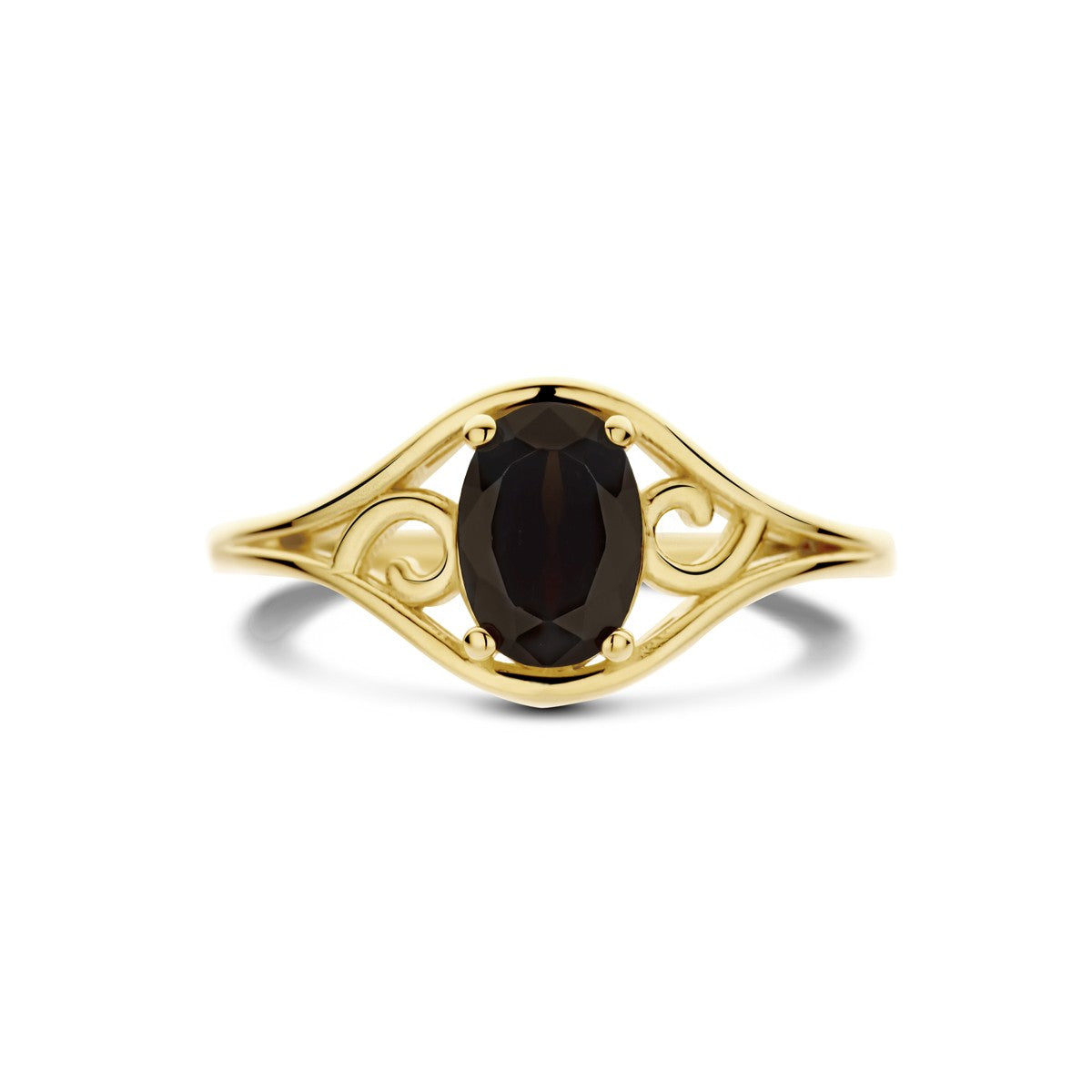 14K Geelgoud Ring Onyx 4032918 - PansiteNederland.nl