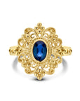 14K Geelgoud Ring Saffier 4032931 - PansiteNederland.nl