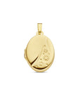 14K geelgoud medaillon ovaal 26 mm 4032954 - PansiteNederland.nl