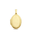 14K geelgoud medaillon ovaal 33 mm 4032955