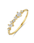 14K Geelgoud Ring Met Zirkonia 4032962 - PansiteNederland.nl