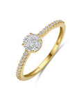 14K geelgouden ring zirkonia 4032993 - PansiteNederland.nl