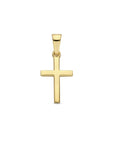 14K geelgoud hanger kruis 13 mm 4033126 - PansiteNederland.nl