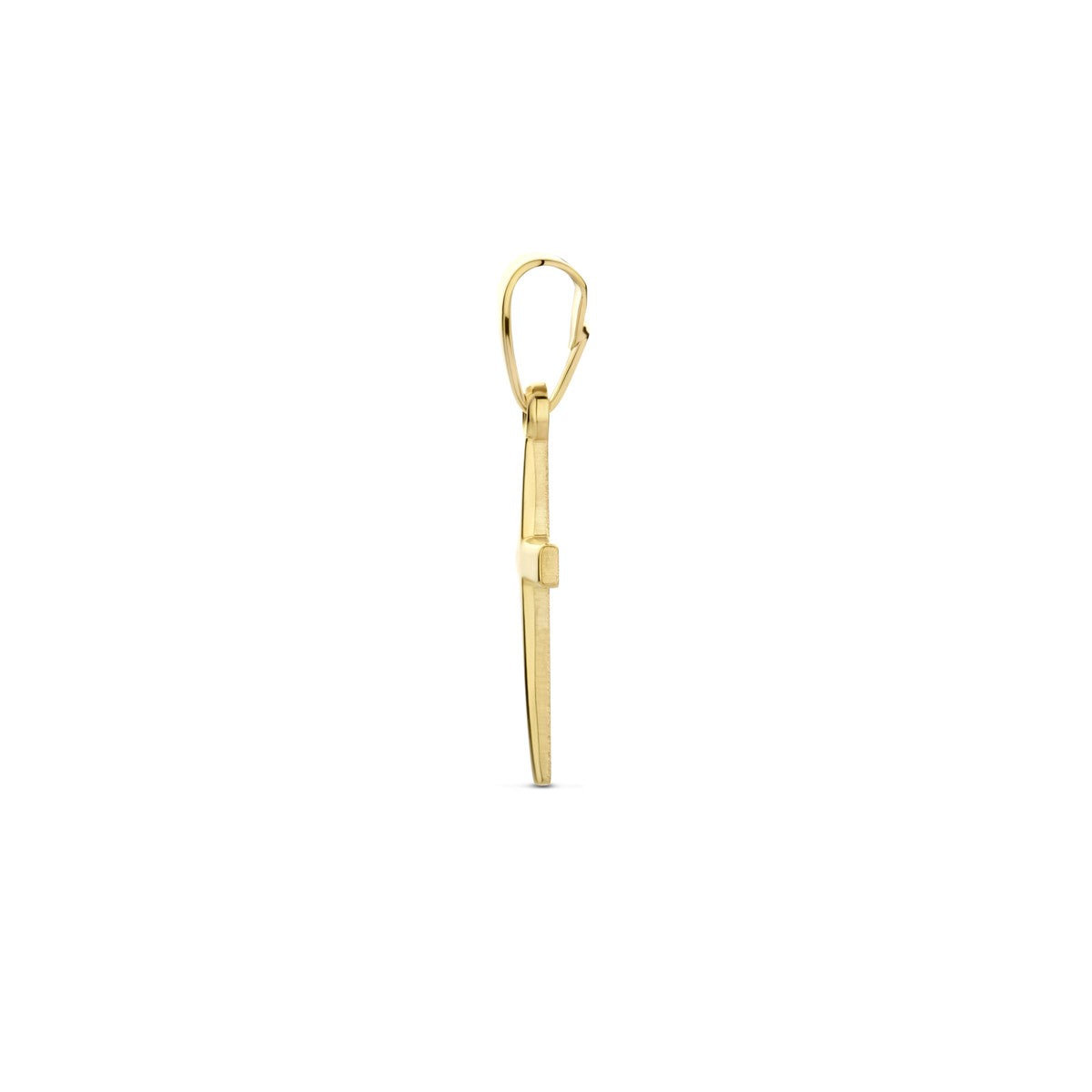 14K geelgoud hanger kruis 13 mm 4033126 - PansiteNederland.nl