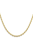 14K geelgoud collier koffieboon 6 mm 45 cm 4033148 - PansiteNederland.nl